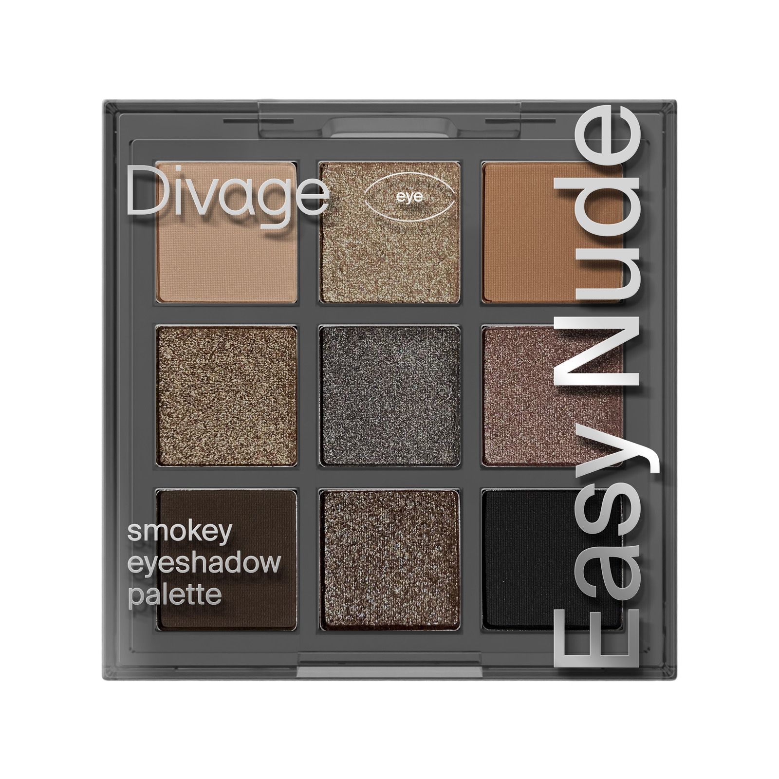 DIVAGE палетка теней д/век easy nude smokey eyeshadow palette