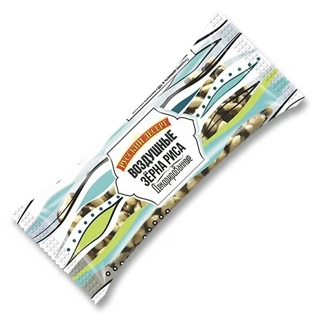 РУССКИЙ ДЕСЕРТ зерна риса воздушные в сахарном сиропе с кондитерской глазурью 23г