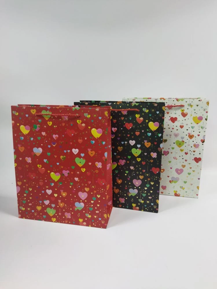 Пакет подарочный 26*32*10 Сердечки EJ25334
