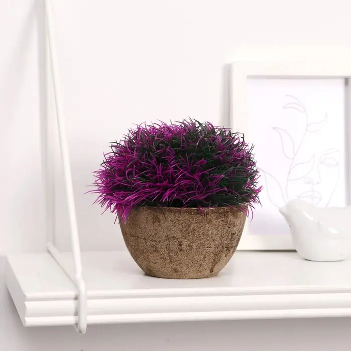 Композиция травка в горшочке EL230559