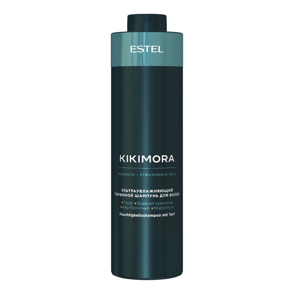 ESTEL KIKIMORA шампунь д/волос ультраувлажняющий торфяной 1000мл