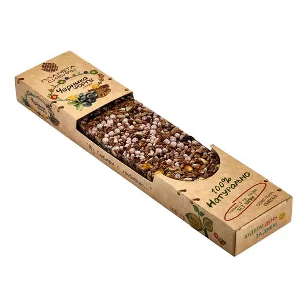 ПЛАНЕТА СИБИРЬ мюсли-грильяж черника форте 100г