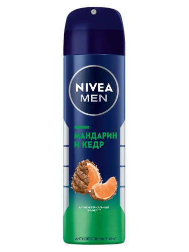 NIVEA MEN антиперспирант мандарин и кедр 150мл спрей 95784