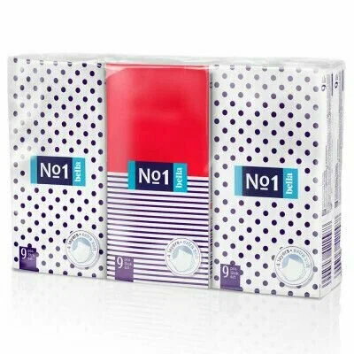 BELLA платочки носовые 4сл. 6уп