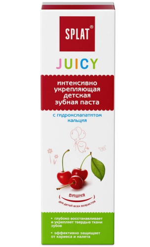SPLAT Juicy паста зубная детская вишня 35мл