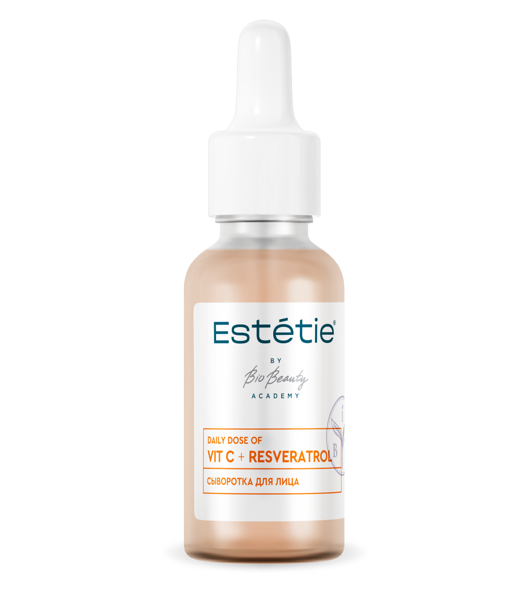 ESTETIE cыворотка д/лица vit c+resveratrol 30мл