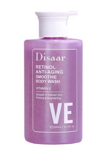 DISAAR гель д/душа с ретинолом омолаживающий retinol anti-aging smoothie body wash 500мл