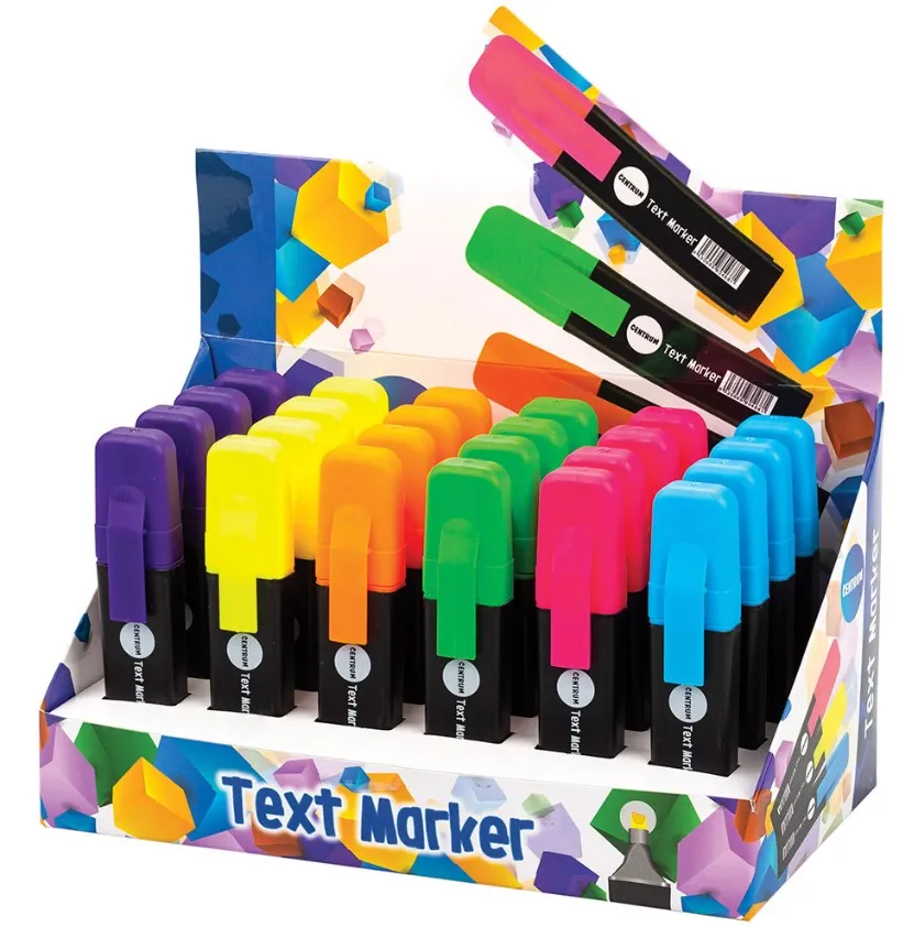 CENTRUM маркер текстовыделитель со скошенным наконечником 80468/24