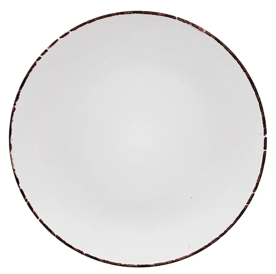 Аврора Тарелка десертная белая 20,5см HAC0987-SP