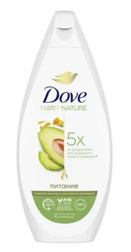 DOVE крем-гель д/душа ритуал красоты питание авокадо и календула 250мл