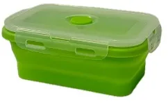 Ланч-бокс складной силиконовый 18*12*7см ED25248