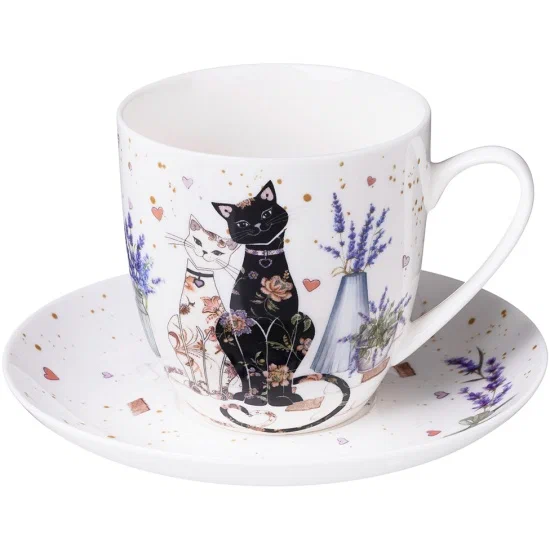 LEFARD Лавандовые Коты чайная пара 350мл 425-174
