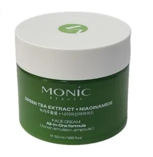 MONIC BEAUTY крем д/лица универсальный на 30 дней с экстрактом зеленого чая и ниацинамидом 50мл
