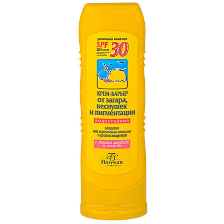 ФЛОРЕСАН крем-барьер от загара веснушек и пигментации 125мл Ф-114