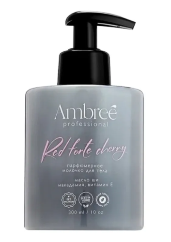 AMBREE Profesional молочко д/тела red forte cherry 300мл
