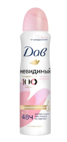 DOVE антиперспирант жен. нежность лепестков невидимый 150мл спрей