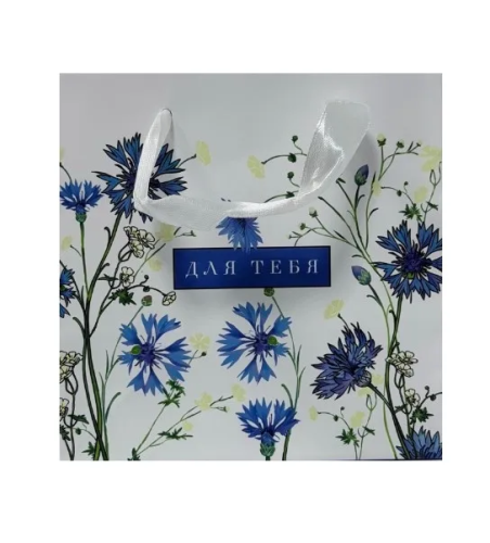 Пакет подарочный 14*14*9см ламинированный д/тебя 14*14*9см 5226223
