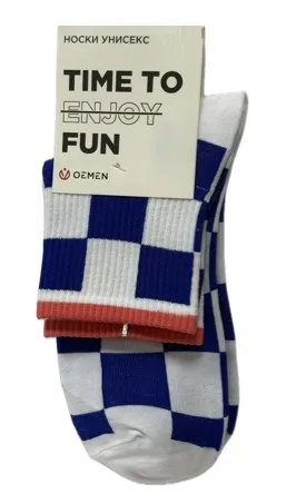 OEMEN носки унисекс PW753-2 мультиколор р.23-25