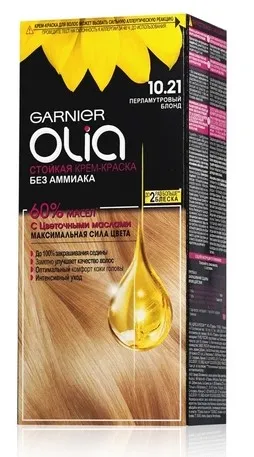 GARNIER OLIA краска д/волос т.10.21 перламутровый блонд миникит