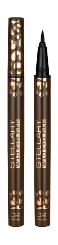 STELLARY подводка д/глаз с аппликатором кистью wild eyeliner brown т.02