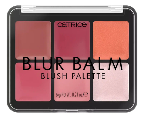 CATRICE палетка румян д/лица blur balm blush palette т.010