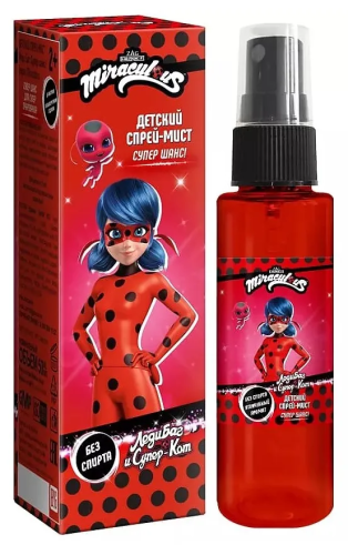 MIRACULOUS Леди Баг спрей-мист д/тела и волос супер шанс детский 50мл