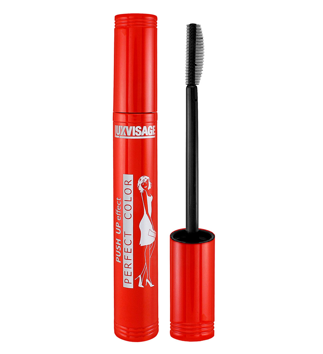 LUXVISAGE тушь д/ресниц perfect color push up effect 9г