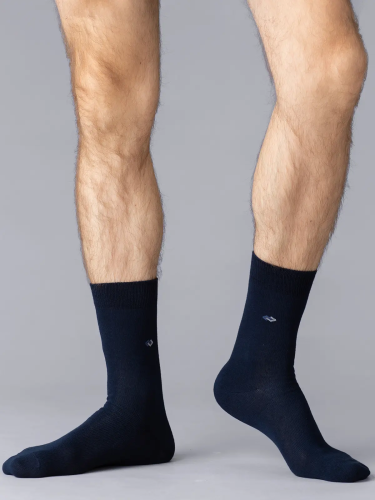 OMSA носки мужские ромбик 408 blu р.39-41