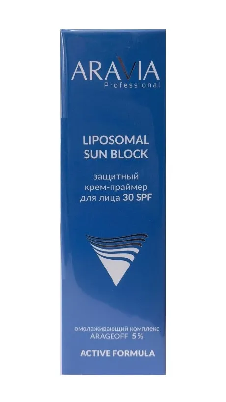 ARAVIA Professional крем-праймер д/лица защитный sun block 30 spf 50мл