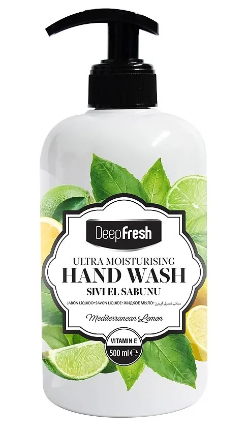 DEEP FRESH мыло крем-гель д/рук средиземноморский лимон 500мл
