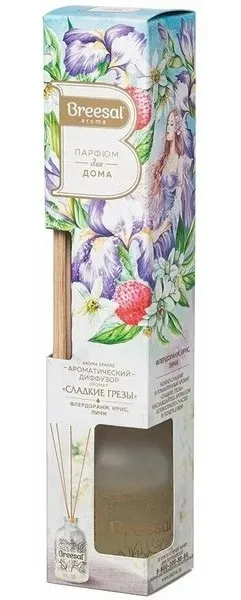 BREESAL диффузор ароматический aromа sphere cладкие грезы 100мл