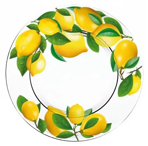 ДЕКОСТЕК Лимоны тарелка сервировочная 327/1-Д