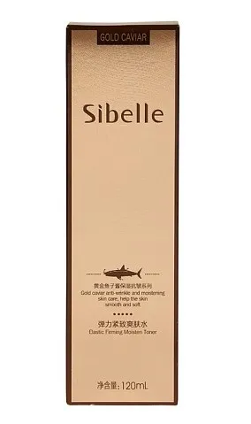 SIBELLE тонер д/лица с экстрактом икры gold caviar 120мл