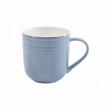 FIORETTA Fiesta цв.дымчато-голубой кружка 400мл TDM714