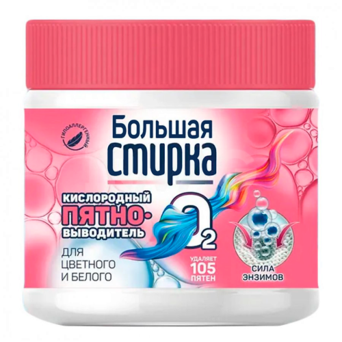 БОЛЬШАЯ СТИРКА пятновыводитель на основе активного кислорода 250г (6)