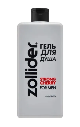 ZOLLIDER гель д/душа strong cherry for men 370мл
