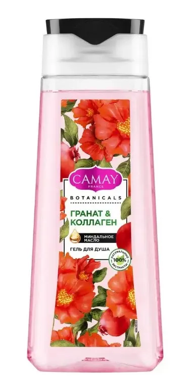 CAMAY гель д/душа botanicals цветы граната 250мл
