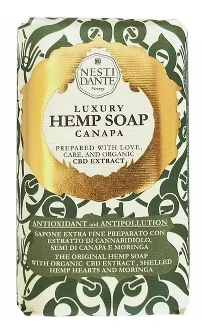 NESTI DANTE мыло туалетное роскошное конопляное 250г