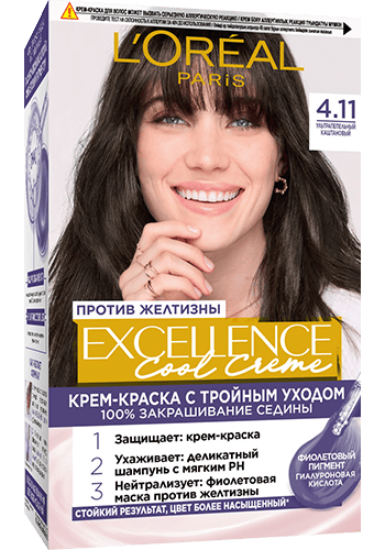 LOREAL EXCELLENCE краска д/волос т.4.11 каштан