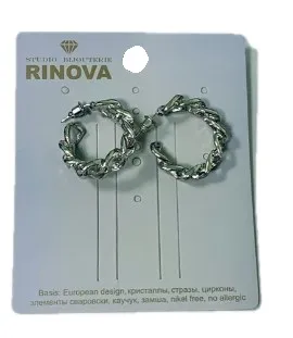RINOVA серьги серебро 161856