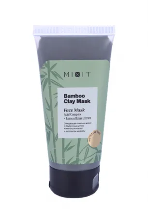 MIXIT маска д/лица глиняная очищающая bamboo clay 50мл