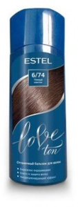 ESTEL LOVE TON бальзам д/волос оттеночный т.6.74 т. каштан