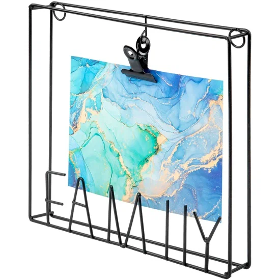 Фоторамка металлическая семья черный 23*20*30см Fancy14