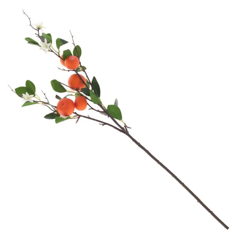 Ветка искусственная мандарин 27*16*78см 797236