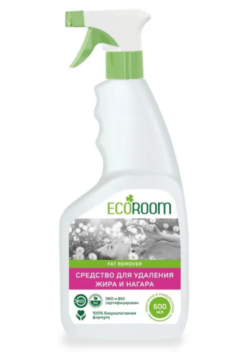 ECOROOM средство д/удаления жира и нагара 500мл