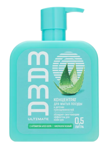 MAMA ULTIMATE концентрат д/мытья посуды и детских принадлежностей алоэ вера 500мл