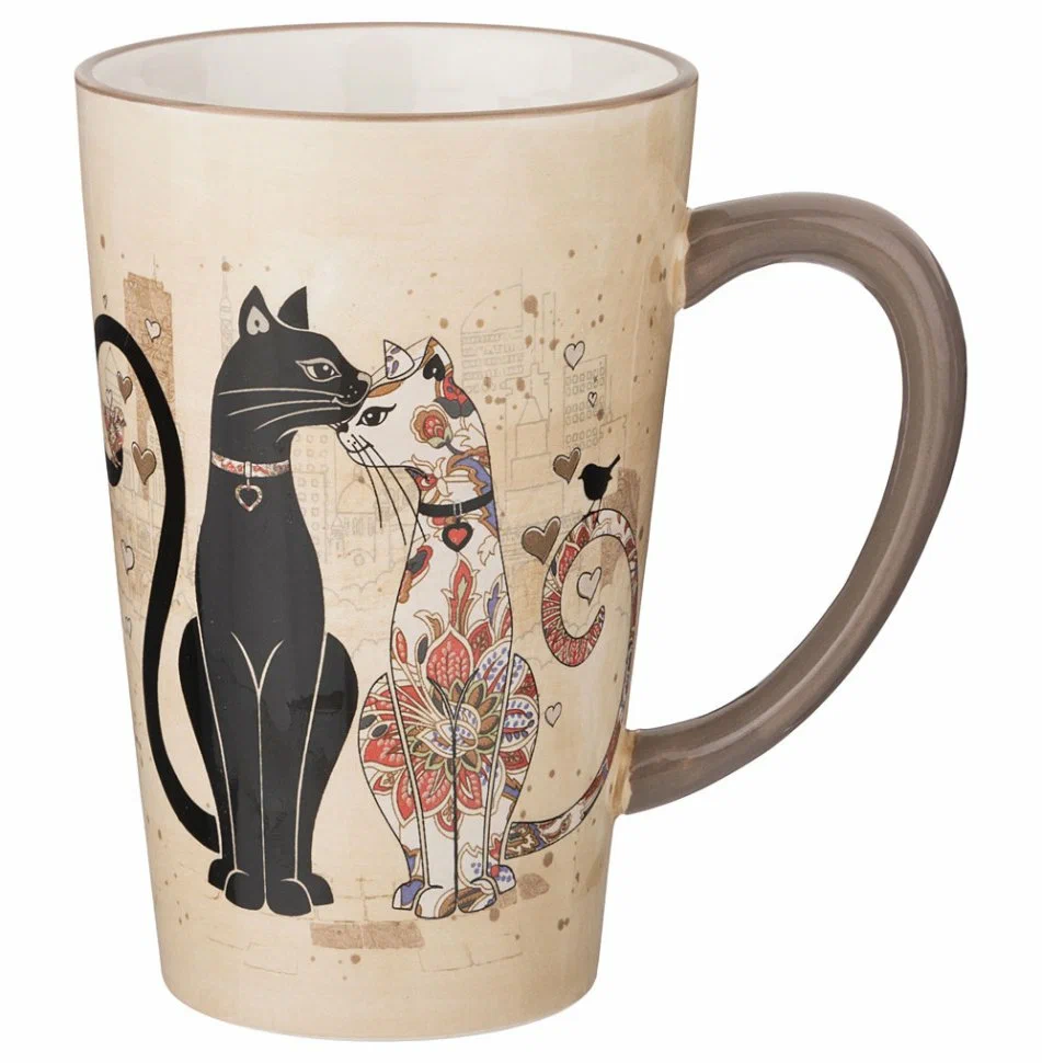 AGNESS Парижские коты кружка 530мл 358-1749
