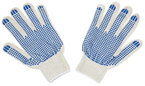 Перчатки с точкой пвх эконом 536