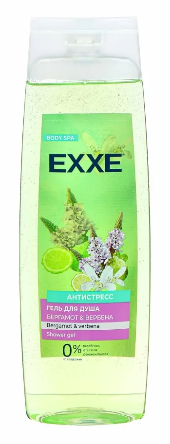 EXXE гель д/душа бергамот и вербена 400мл