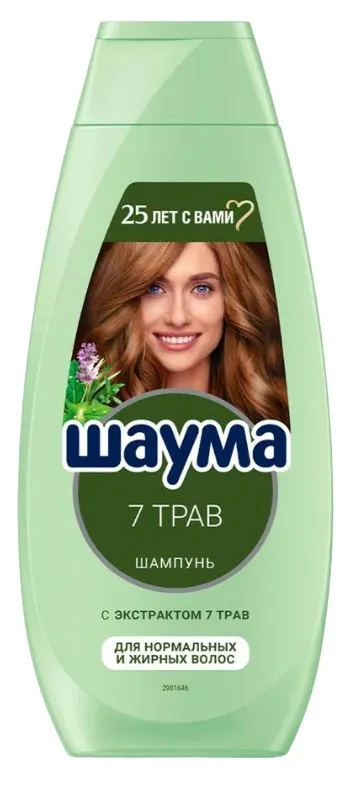ШАУМА шампунь д/волос 7 трав свежесть и объем 360мл
